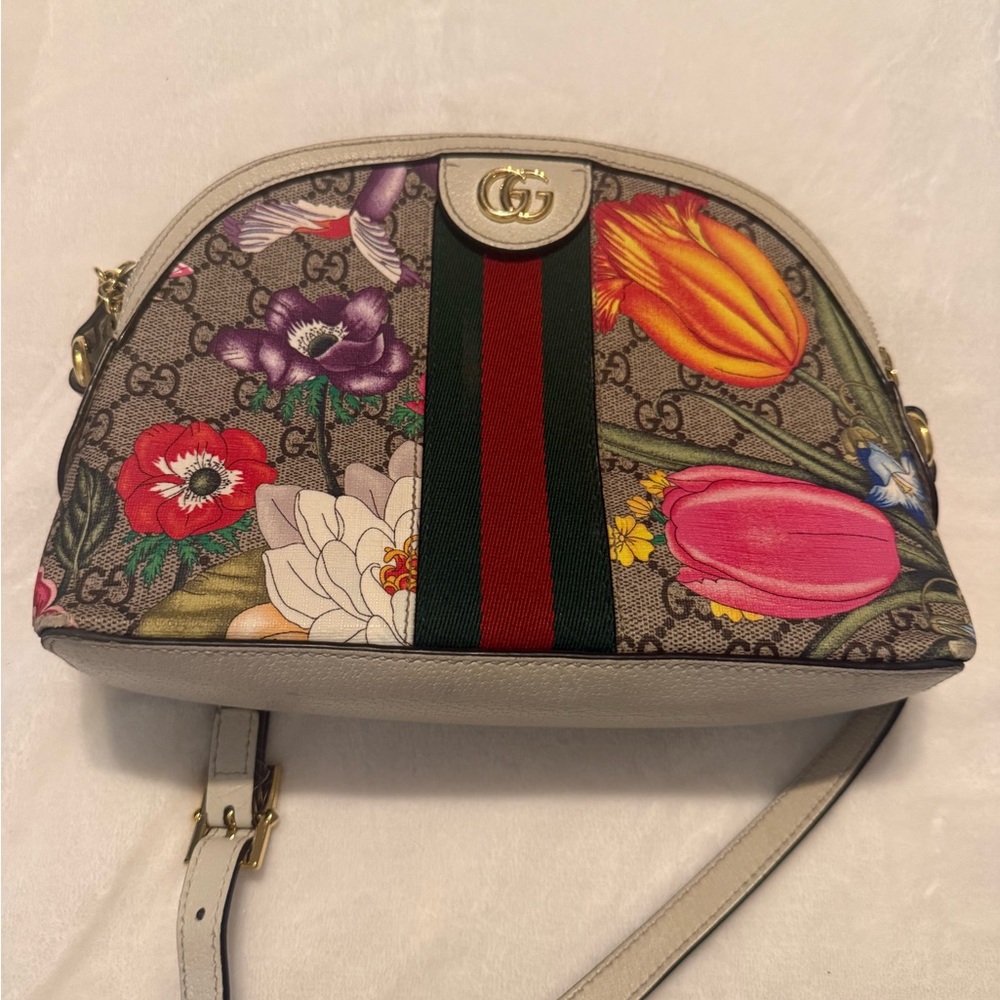 Gucci Multicolor Floral Crossbody Bag